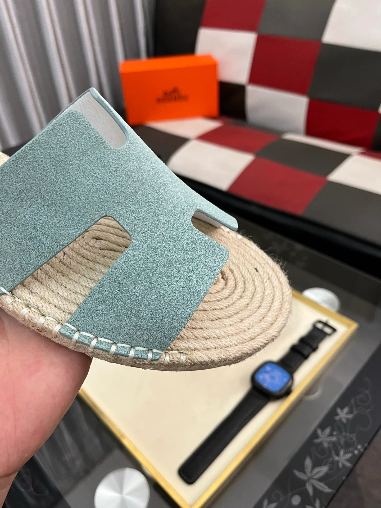 Men's shoes 💰320⌚️⌚️《HERMES》Hermès 💁♂️Men's casual slippers, quality comparison at counters🧚🏿♂️ The first layer of the upper is imported high mercerized matte, purely hand-drawn, raw rubber breathable and non-slip outsole, the lining is breathable and comfortable lambskin, the density is 100% comfortable, the original rubber outsole is wear-resistant and has a code number of 38-44. Can be customized 45-46-47